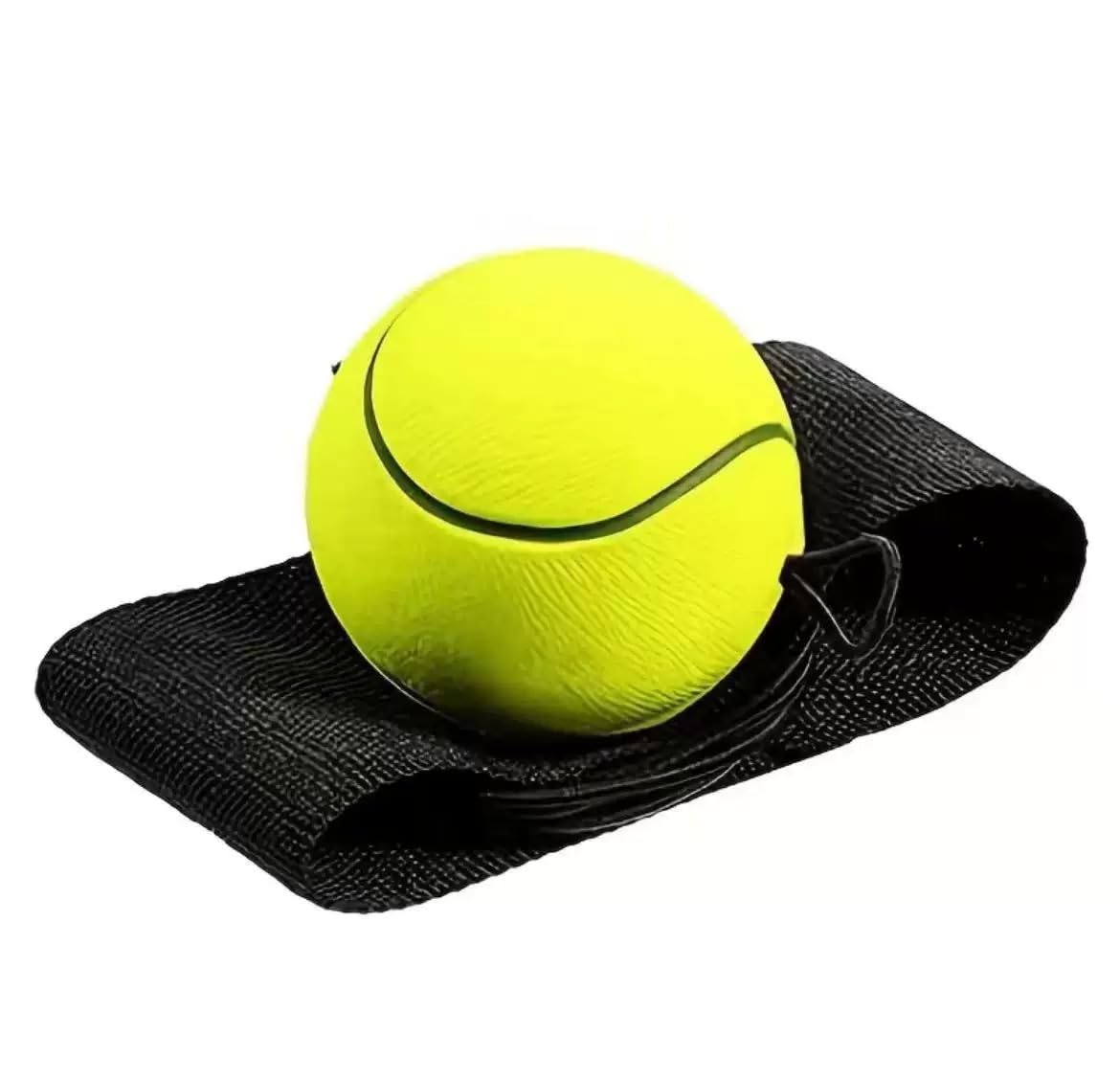 Photo 1 of 1pc Green Wrist Return Ball with String Adjustable Bounce Back, Rubber Elastic Finger Exercise Activity