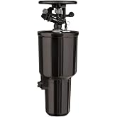 Orbit Pulse Pop-Up Impact Sprinkler Head, Black - 55200 | Pop-Up Impact Sprinkler Head with Adjustable Coverage, Spray Range &amp; Pattern for Reliable Lawn Irrigation