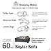 Enchanted Home Pet Skylar Dark Grey Sofa Dog Bedthumb 4