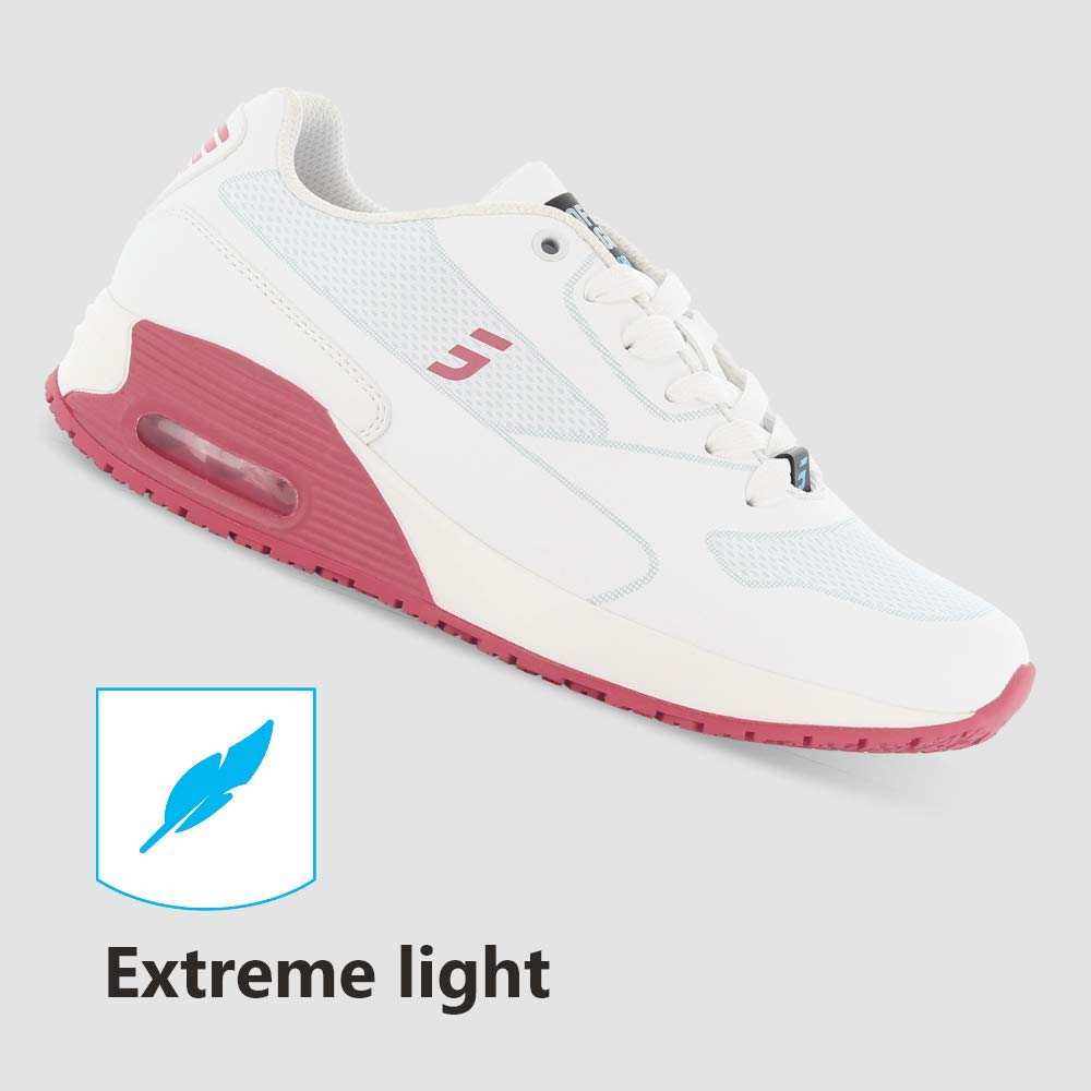 Safety Jogger Work Sneaker Women, Ultra Light Anti Static, Anti Slip Trainer, Ideal for Hospital Healthcare - Image 5