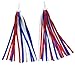 catin Patriotic Bicycle Ribbon Streamer Scooter Cloth Tassel for July 4 Independence Day Bike and tike Parade, red White Blue,1 Pairthumb 4