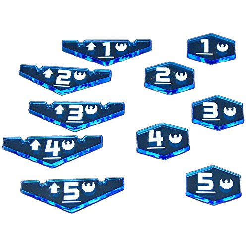 Space Fighter, Resistance Place Holder Token Set #1-5 (10)