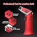 TROPRO Blow Torch, Culinary Torch Refillable Kitchen cooking Butane Torch Lighter with Safety Lock and Adjustable Flame, Perfect for Creme, Brulee, Toasting, Barbeques [butane gas not included]