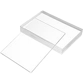 KAITELA Pack of 10 Clear Cast Acrylic Sheet 5" x 7" x 1/8" Thick (3mm) | Plexiglass Panel; Transparent; Plastic Board; for Sign, Craft, Display Projects, Laser Cutting, Engraving