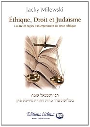 Éthique, droit et judaïsme