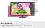 Samsung LS37D702EAUXXU 37 inch 4K Viewfinity Monitor 3840x2160 HDMI DP view 6