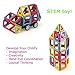 Zoom Brothers Mini Magnetic Block Building Set - 70 Piece Travel Set for Toddlers, Kids, Boys and Girls with Carry Case - STEM Toy - Creative, Fun and Educational