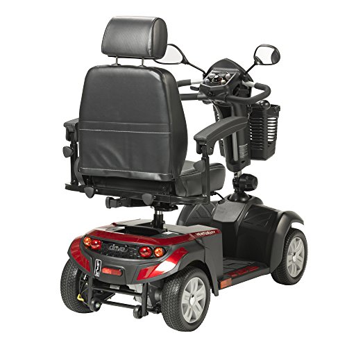 Drive Ventura Power Mobility Scooter, 4 Wheel, 18" Captains Seat & FREE Medical Utility Bag Black! - #VENTURA418CS
