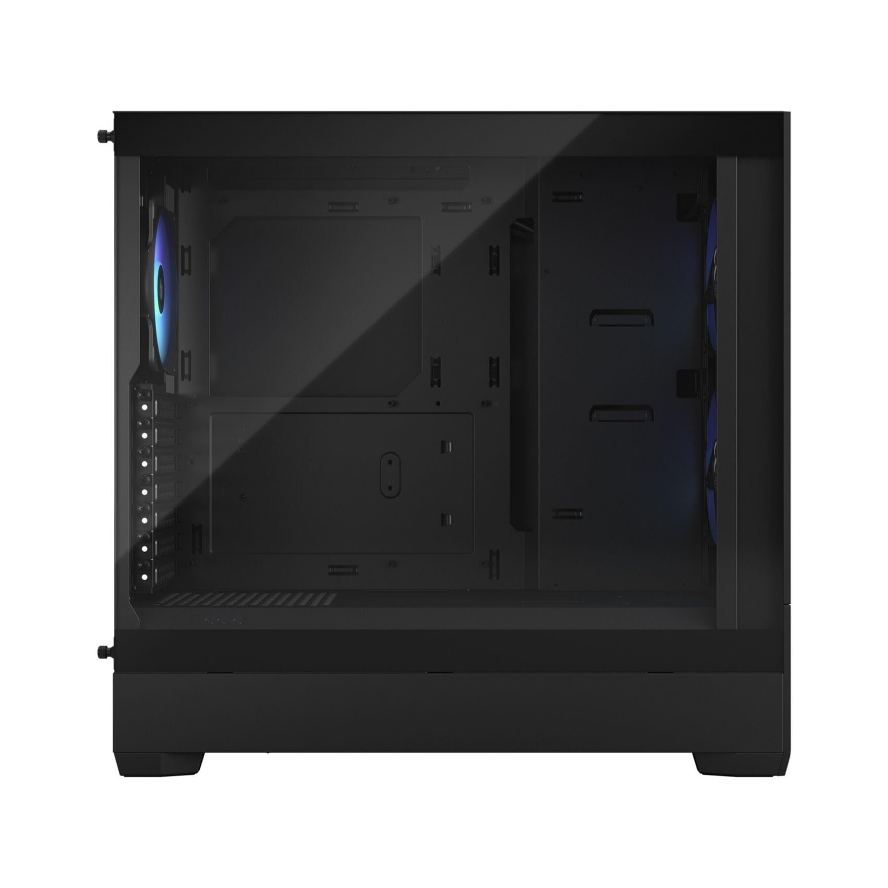 Fractal Design Pop Air RGB Black – ATX-Mid-Tower-PC-Gehäuse, Frontblende aus Waben-Mesh, gehärtetes Glas, 3 × 120-mm-RGB-Lüfter, hoher Luftdurchsatz, mATX/Mini-ITX 3