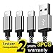 Lightning Cable OTISA 3-Pack 5Ft iPhone Charger Cords Nylon Braided iPhone cord USB Cable charging Cables For iPhone X / 8 Plus / 7 Plus / 6s / 6 plus / 6s plus / 5 / 5s / 5c / iPad / iPod and more