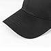 Unisex Plain Easy Adjustable Baseball Cap Hat Modern Design by Izus, Black, Free