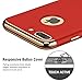 RANVOO iPhone 7 Case, Slim Fit Thin Hard Stylish Cover 3 in 1 Detachable Case, RED [Clip-ON Series]