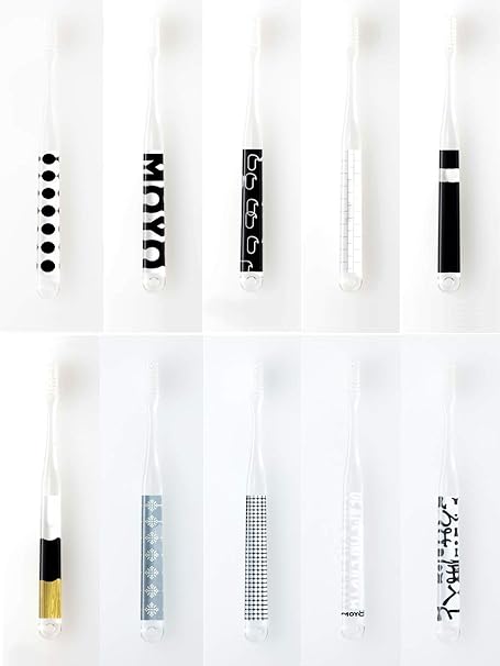 Amazon Moyo モヨウ 歯ブラシ モノトーン 10本セット Monotone10 F モノトーン10本セット ハブラシ Moyo モヨウ 大人用ハブラシ 通販