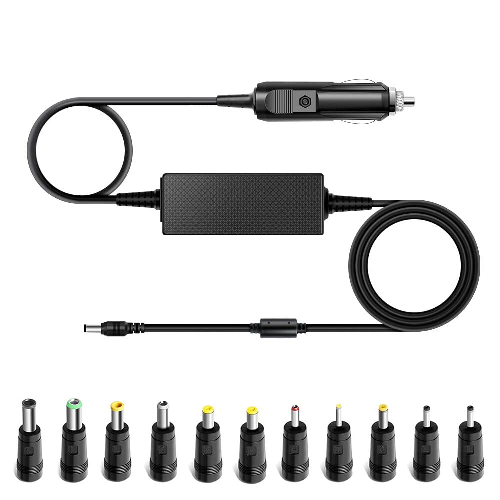 TAIFU 65W Car Charger 12V-24V DC Adapter for HP ASUS Philips AOC MSI Monitor,NiPoGi CK10/Intel NUC/Beelink/MINISFORUM Mini PC,Lenovo Acer Toshiba Laptop JBL Bose Sony Samsung LG Soundbar Power Supply