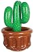 Inflatable Cactus Cooler (holds apprx 24 12 - Oz cans) Party Accessory (1 count) (1/Pkg) primary