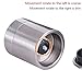 2-IN-1 Stainless Double-ended Manual Salt & Pepper Shakers/Mills/Grinder, With Long Lasting Ceramic Grinding Mechanism, Silver
