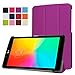 LG G PAD X 10.1" (V930)/ G Pad II 10.1" (V940)Cover Case - Slim Lightweight Standing Custom Fit Cover [Auto Sleep / Wake up] 2015 Released Tablet Only (purple)