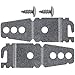 BlueStars 8269145 Premium Dishwasher Undercounter Mounting Bracket - Compatible with for KitchenAid Whirlpool Kenmore Maytag Amana Dishwashers - Includes Screws - Pack of 2