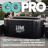 LUMI Recovery PRO Ice Bath Hard-wall Cold Water Therapy 480 Litre Black view 3