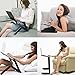 Portable Adjustable Aluminum Laptop Desk/Stand/Table Vented Pad -Notebook-Light Weight Ergonomic TV Bed Lap Tray Stand Up/Sitting-Black