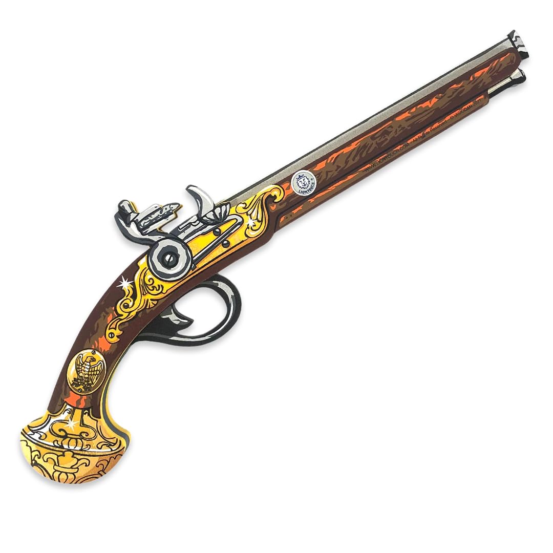 Liontouch - Napoléon Pistol For Kids - Age 3-8 Years | Pretend Play Foam Toy in Authentic French Style For Children | Safe Weapon & Battle Accessory For Boys’ Dress Up & Costumes