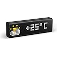 LaMetric TIME Wi-Fi Clock for Smart Home - Social Media Counter - Cinema Lightbox - Digital Alarm Clock with Weather - Retro