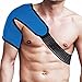 Hot/Cold Therapy SHOULDER Wrap - CE CERTIFIED & FDA APPROVED + 100% MONEY BACK GUARANTEE. Relieve Pain & Soreness + Decrease Swelling! Larger Coverage Area PLUS Convenient Adjustable Wrap!