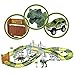 Race Track with Dinosaur Bridge 142pcs Toy Car Track Playset for Boys & Girls 4 Years Old