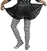 ToBeInStyle Girl's Girls Striped Tights - Black/White - S