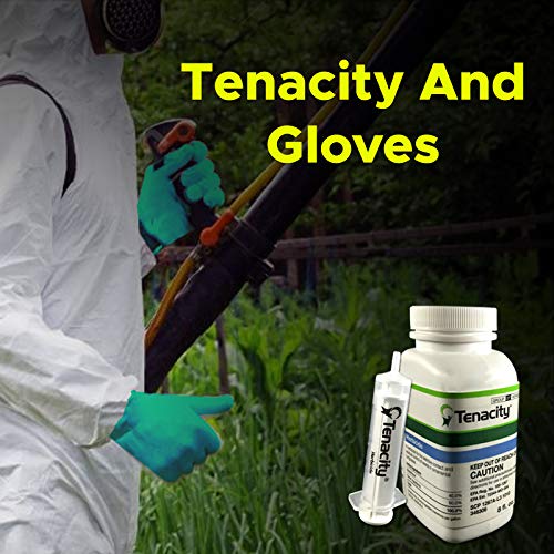 Centaurus AZ Tenacity Herbicide- Pre and Post-Emergence Herbicide- Weed Killer for Lawns and Turf Grasses, Ideal for Carpetweed, Chickweed, Clover, Crabgrass, Thistle, and Others- 8oz Gloves - Thumbnail 4