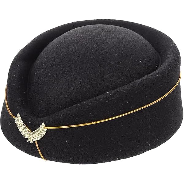 Amazon.com: AOKWAWALIY Flight Attendant Hat Ladies  display picture 1