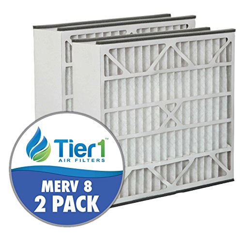 Skuttle 16x25x5 Merv 8 Replacement AC Furnace Air Filter (2 Pack)