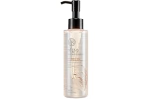THE FACE SHOP Rice Water Bright Rich Cleansing Oil | Completely Removes Skin Impurities & Deep Makeup | Keep Skin Moisturized, Soft & Clear | Suitable for Normal to Dry Skin | 5.07 fl.Oz, K-Beauty