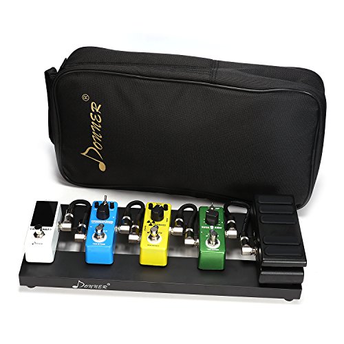 Donner Guitar Pedal Board Case DB1 Aluminium Pedalboard with Bag Buy