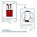 Wireless Earbuds,Fantime Bluetooth Wireless 5.0 Sports Headphones with Portable Charging Box Noise Cancelling Headset, IPX5 Waterproof, HD Stereo Sound in Ear Earphone, Built-in Anti-Noise Microphone
