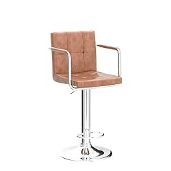 Yaheetech Bar Stools Set of 2, PU Leather