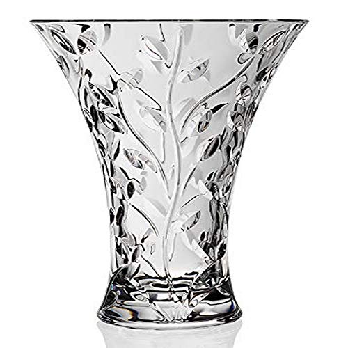 Amazon Com Rcr Crystal Laurus Vase 11 Made In Italy Home