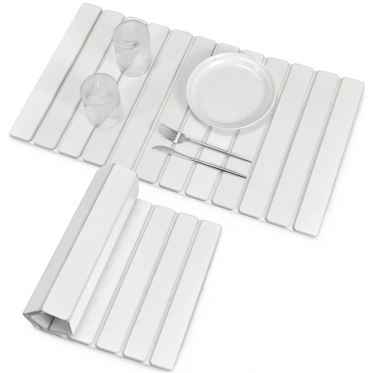 Photo 1 of Large Stone Dish Drying Mats for Kitchen Counter, 28"(L)×16"(W), Fast Drying Collapsible Dish Drying Mat, Eco-Friendly Absorbent Diatomaceous Earth Mats for Dishes Bottles Cups, Match Any Countertop