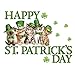 Collections Etc St. Patrick's Day Irish Cats Garage Magnet Set