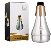 Rhythm Trumpet Mute,Trumpet Mute Silencer,Lightweight Aluminum Trumpet Practice Mute