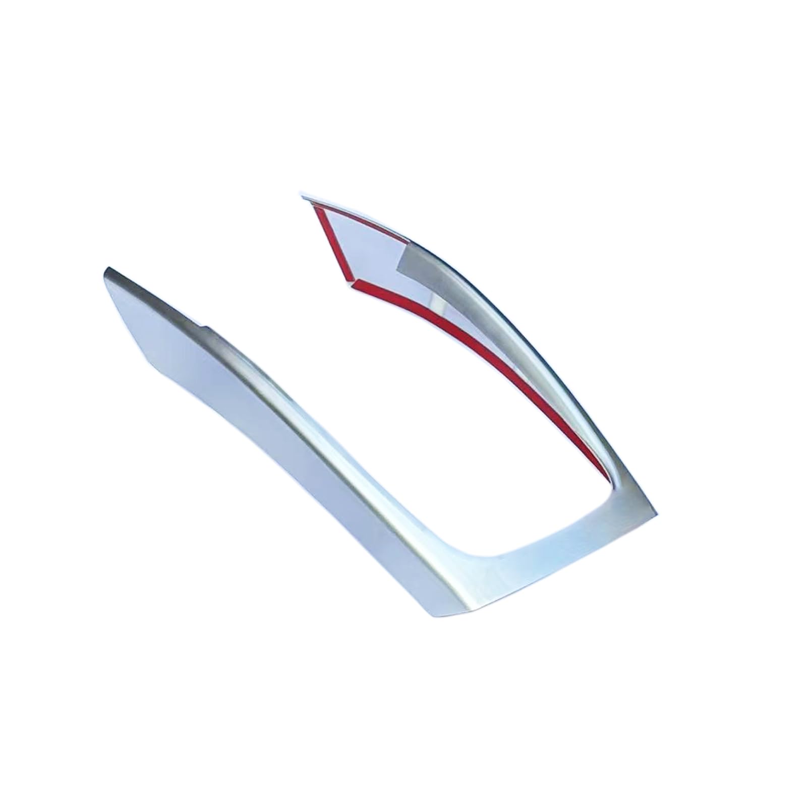 Photo 1 of **MINOR DAMAGE ** HarmoFolk Gear Shift Panel Cover and Center Console Frame for Audi Q5/SQ5 (2009-2018) – ABS Overlay | Non-Replacement Stick-On Design | Scratch-Resistant Interior Upgrade (Silver)