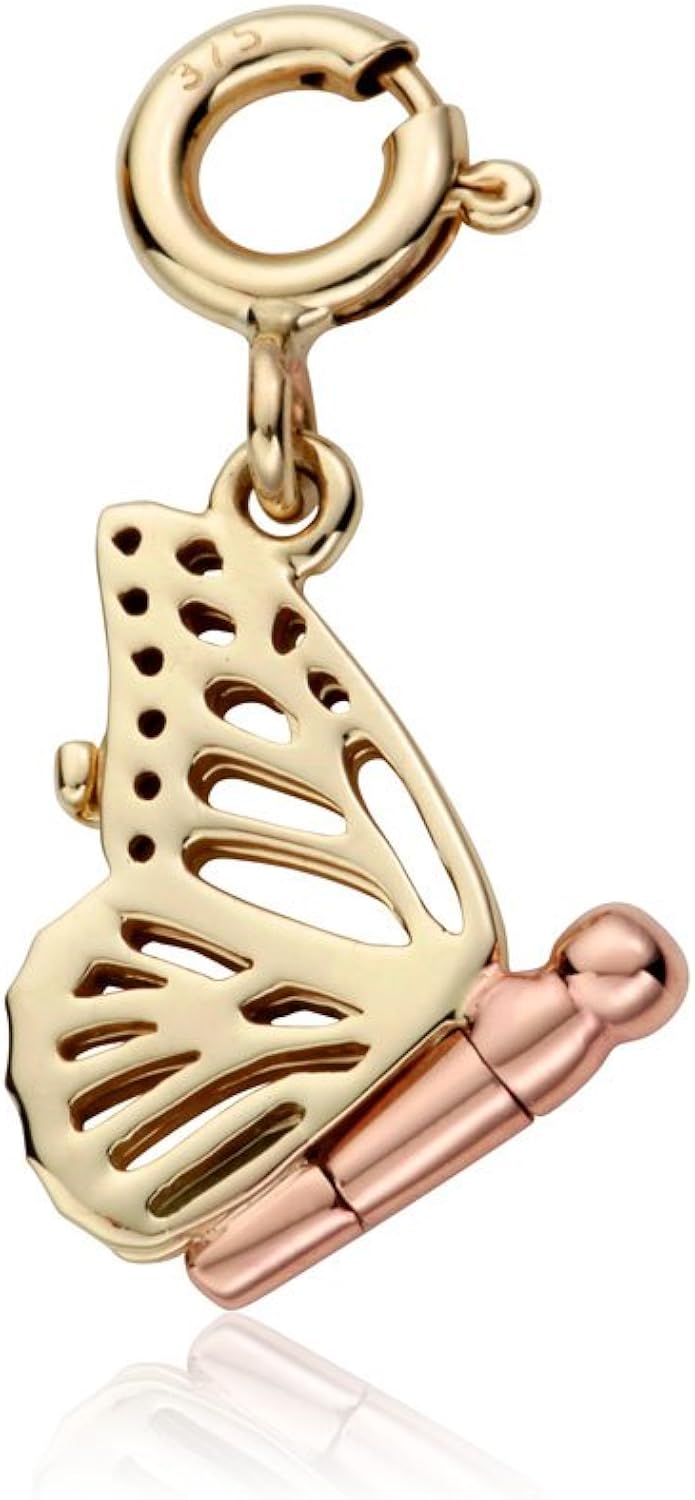 Clogau Gold Butterfly Charm of cm Amazon.co.uk Jewellery
