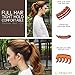 RC ROCHE ORNAMENT 6 Pcs Womens Premium Hair Plastic Banana Classic Clincher Strong Hold Ponytail Maker Styling Girls Ladies Beauty Accessory Clasp Clip, Large Brown