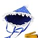 Blue Pet Dog Cat Birthday Holiday Party Hat Headwear Costume Accessory with a White Ball and Lace for Small Medium Dogs Cats Pets (1-1st Year)