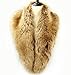 Dikoaina Extra Large Women's Faux Fur Collar for Winter Coat,Raccoon,120cm