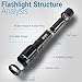 OTYTY Brightest LED Tactical Flashlight, Waterproof and Zoomable LED Outdoor Handheld Flashlight, Max 1000 Lumens with Adjustable Focus and 5 Light Modes