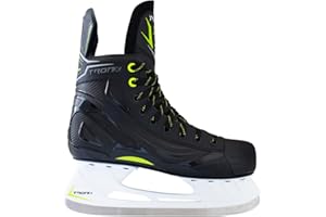 TronX Stryker 2.0 Senior Men Teen Kids Boys Ice Hockey Skates - All Adult and Junior Sizes - Great for Recreational and Intermediate Skating