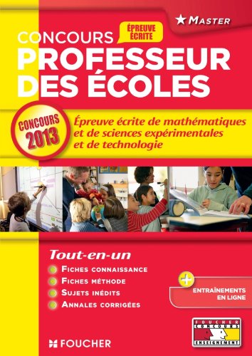 Epreuve Ã©crite de mathÃ©matiques et de sciences expÃ©rimentales et de technologie Concours 20 by (Paperback)