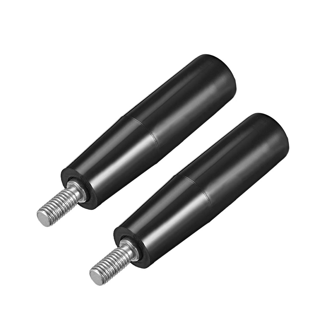 sourcing map 2 Pcs Revolving Handwheel Machine Handle M10 Male Threaded Stem for Milling Machine