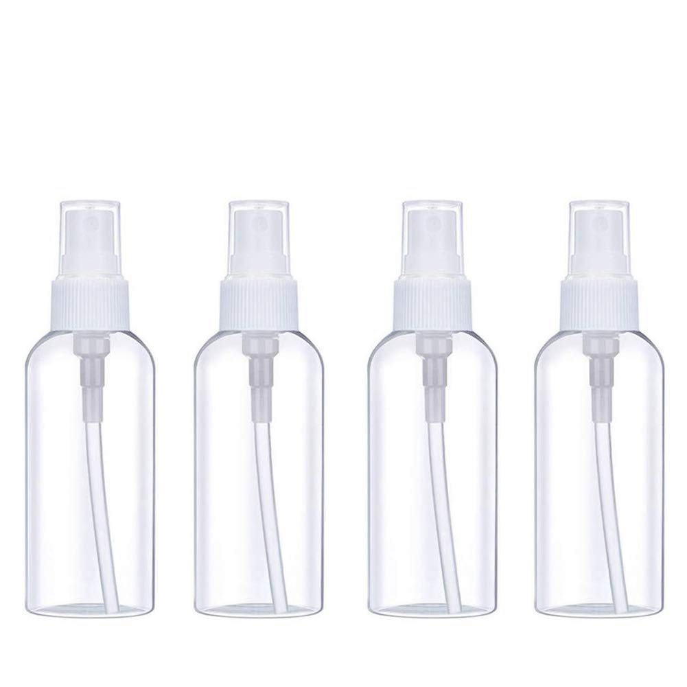 Spray Bottle Masqudo 3.4oz/100ml Clear Empty Fine Mist Plastic Mini Travel Bottle Set Spray Bottles for Essential Oils Perfumes Cleaning Products Aromatherapy (3Pack) : Beauty
